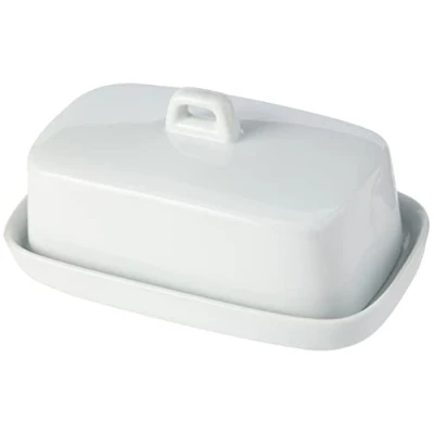 Imagen de Nerthus Mantequera FIH 335, porcelana, blanca, 16x10x5,4 cm