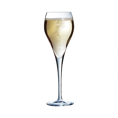 Imagen de Arcoroc Colección Brio 6 flautas de champán 16 cl Transparencia y resistencia Fabricado en Francia Embalaje reforzado