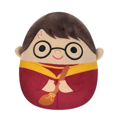 Imagen de Squishmallows Harry Potter in Quidditch Robe 25 cm Squishmallow Peluche, Color Bata, Medium (Jazwares SQWB00124)