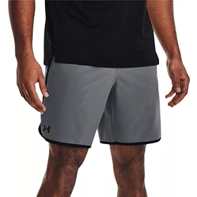 Imagen de Under Armour HIIT Pantalón corto de deporte, Hombre, Talla: Small, Pitch gray/black