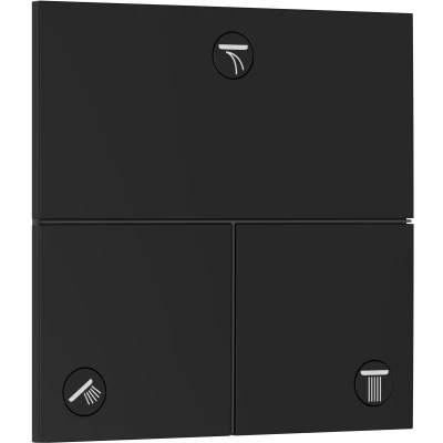 Imagen de hansgrohe ShowerSelect Comfort E, válvula para instalación empotrada de termostatos E (3 funciones), negro mate