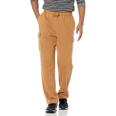 Imagen de Amazon Essentials Pantalón Deportivo Cargo de Forro Polar Hombre, Bronceado, XXL