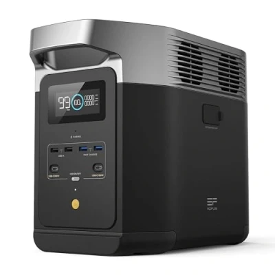 Imagen de Estación de Energía Portátil EcoFlow DELTA 2 con capacidad ampliable 1 a 3 kWh, batería LFP, sólo pequeños defectos en el embalaje, producto está completamente sin usar (Reacondicionado)