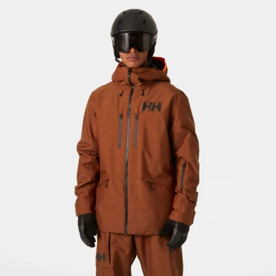 Imagen de Helly Hansen Garibaldi 2.0 Chaqueta de snowboard, Hombre, Talla: Medium, Iron oxide