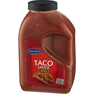 Imagen de Santa Maria Salsa Tacos, Condimento perfecto para platos Mexicanos, suave y sabrosa, Sin azúcares, 3.70 kg