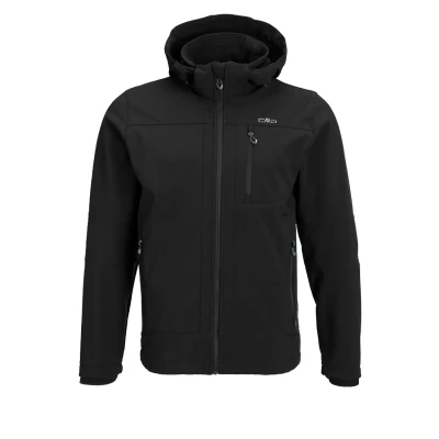 Imagen de CMP MAN Jacket ZIP HOOD Chaqueta softshell, Hombre, Talla: 48, Nero