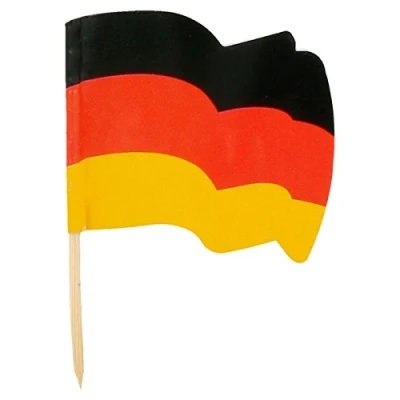 Imagen de García de Pou 216.76. Banderitas Alemania, 4 x 2.5 6.5 Cm, Set 144, Multicolor