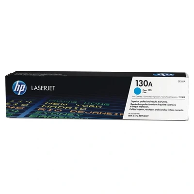 Imagen de Tóner HP 130A LaserJet, Cián, CF351A