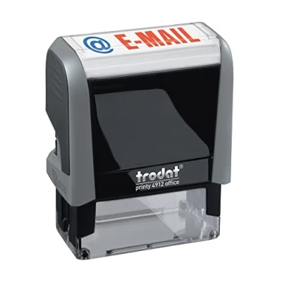 Imagen de Trodat Oficina Printy 4912 Stempel mit texto del correo electrónico, grau