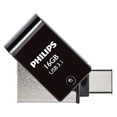 Imagen de Philips USB Flash Drive 2 in 1 16GB, USB3.1, C