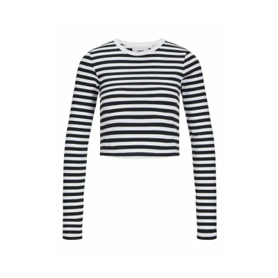 Imagen de JJXX Jxfeline STR LS Stripe JRS Jersey de punto, Mujer, Talla: XS, Bright white