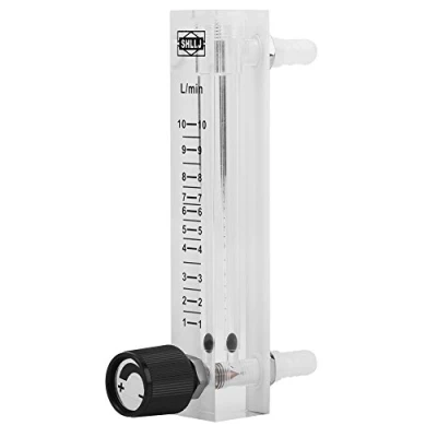 Imagen de Medidor de Flujo Gas, LZQ 7 1 10LPM con v¨¢lvula Control para ox¨ªgeno/Aire/Gas