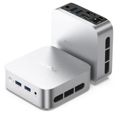 Imagen de ACEMAGICIAN V1 Mini PC, Ιntel Alder Lake N150 (hasta 3,6 GHz), 16GB DDR4 512GB M.2 SSD, Ordenador de Sobremesa 4K UHD, Gigabit Ethernet WiFi 5, BT4.2 para Oficina/Trabajo