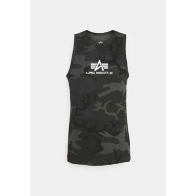 Imagen de Alpha Industries Basic TANK camo Top, Hombre, Talla: Large, Black