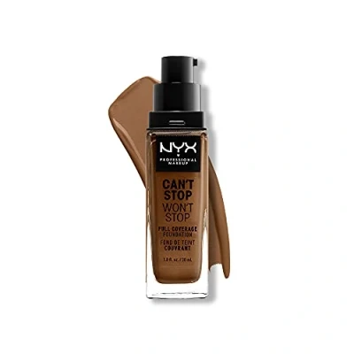 Imagen de NYX Professional Makeup Can&#039;t Stop Won&#039;t Full Coverage Base de maquillaje Sienna 30 ml