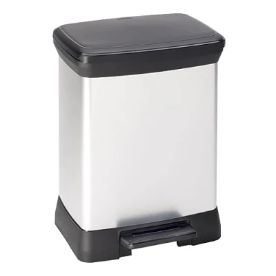 Imagen de Curver Cubo de Basura (30 L Color Plata Gris Papelera
