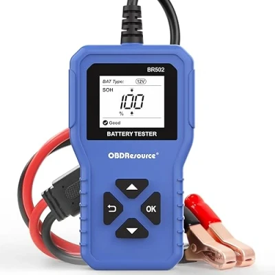 Imagen de comprobador de batería Coche 6V/12V/24V, 100 2000 CCA 2 200 Ah, Dispositivo Prueba Coche, analizador para Motocicleta,
