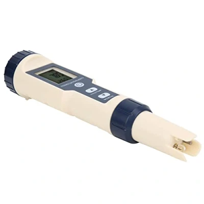 Imagen de Medido de PH/salinidad/temperatura/TDS/medidor EC, IP67 detector calidad agua portátil multifuncional para acuarios potable