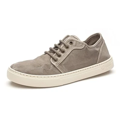 Imagen de Natural World Eco Zapatillas Hombre 100% Ecológicas Calzado Sostenible (Gris, Sistema Tallas EU, Adulto, Hombre, Números, Mediano, 42)