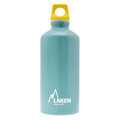 Imagen de LAKEN Botella de Agua Aluminio con Boca Estrecha 600ml Cantimplora Ligera y Reciclable Aislante para Niños Perfecta Gimnasio, Viaje Deporte