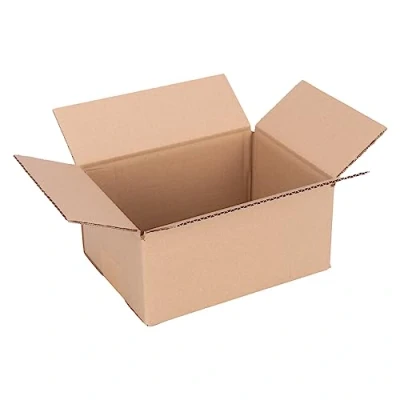Imagen de verpacking 100 cajas plegables de envío DHL 200 x 150 90 mm, KK 10, 1 corrugado, cartón plegable, caja plegable cartón, envío, embalaje,