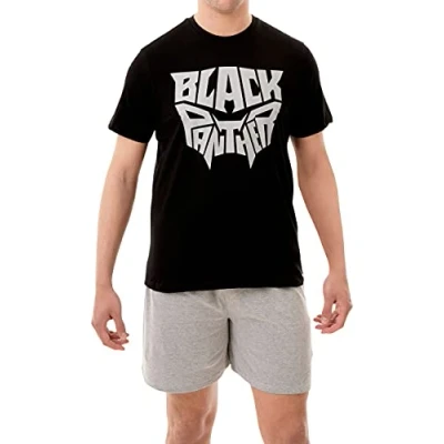 Imagen de Marvel Black Panther Pijama para Hombre Negro Size Medium