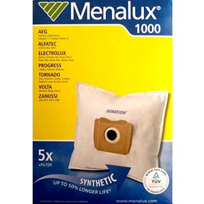 Imagen de aeg Bolsa para aspiradora synth gr.28 + zanussi 4415 &amp; 4416 1000 5 piezas+ 1 micro filtro 9001961326