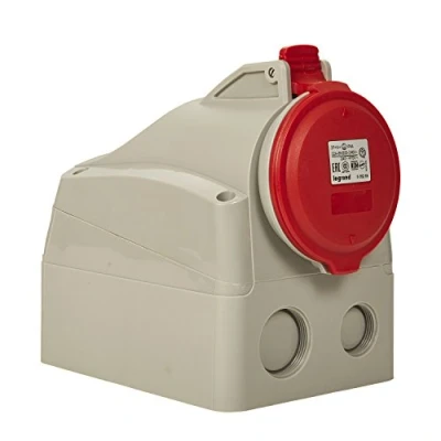 Imagen de Legrand Enchufe empotrable, 32 A, rojo, 1