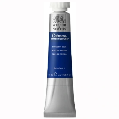 Imagen de Winsor &amp; Newton Cotman Tubo Acuarela, 21 Ml, Azul De Prusia