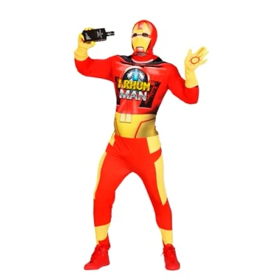 Imagen de FIESTAS GUIRCA Disfraz de I Rhum Man Divertido Superheroe Borracho para Hombre Adulto Talla L 52 54