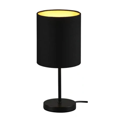 Imagen de Reality, Sobremesa, Jerry 1xE14, max.40,0 W Cuerpo: Metal, negro oro Ø:13,0cm, A:28,5cm Cable de interruptor,Sin bombilla