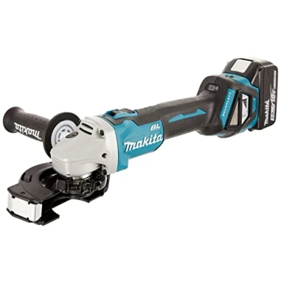 Imagen de Makita dga511rtj batería Amoladora de ángulo (18 V/5,0 AH, incluye 2 baterías + cargador