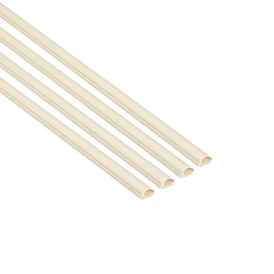 Imagen de D Line, Micro Canal Portacables de 4 Metros, Cubierta Cable Autoadhesiva, Solución Gestión Cables 16mm (Ancho) x 8mm (Alto) Piezas 1 Metro (Multipack metros) Magnolia
