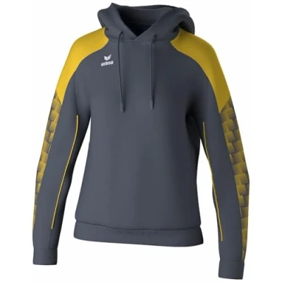 Imagen de Erima Sudadera con Capucha EVO Star (1072427) Mujer, Slate Grey/Amarillo, 36