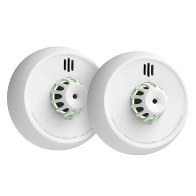 Imagen de X Sense detector de calor inalámbrico con batería sellada 10 años y fácil instalación, compatible estación base, XH02 M, paquete 2