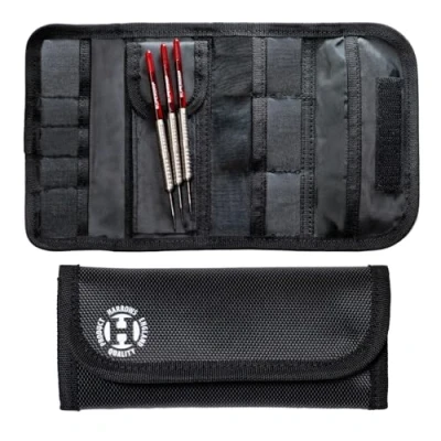 Imagen de Harrows Darts Blaze Cartera compacta para dardos Funda con capacidad 3 y Accesorios Material protector de polímero carbono profesionales dardos,