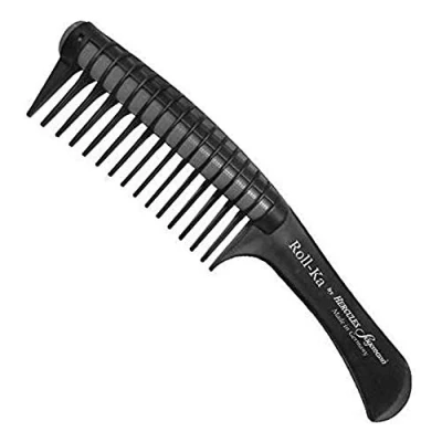 Imagen de Hercules Sägemann NYH Roll Ka Peine antiempalme para el cabello, 9 pulgadas de longitud, color negro y gris