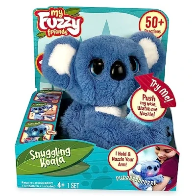 Imagen de My Fuzzy Friends Peluche de Koala Interactivo con más 50 reacciones, 26 cm, abraza, se mueve, tiene luz y sonido, a partir 4 años, desarrollo afectivo emocional, Famosa (700016893)
