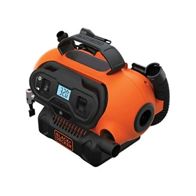 Imagen de BLACK+DECKER BDCINF18N QS Compresor de aire 160 PSI corriente CA CC 230V 12V y para Baterias 18 V