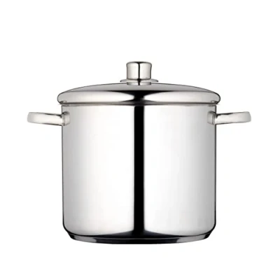 Imagen de MasterClass Olla con Tapa 8.5L/24cm, Inducción, Acero Inoxidable, Plata