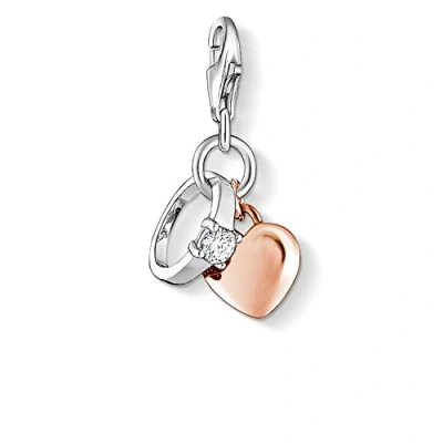 Imagen de Thomas Sabo Charm con Cierre para Mujer de Plata Ley 925/1000 Zirconia Cúbica