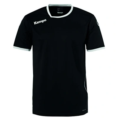 Imagen de Kempa Curve Camiseta de Juego, Hombre, Negro/Blanco, 128