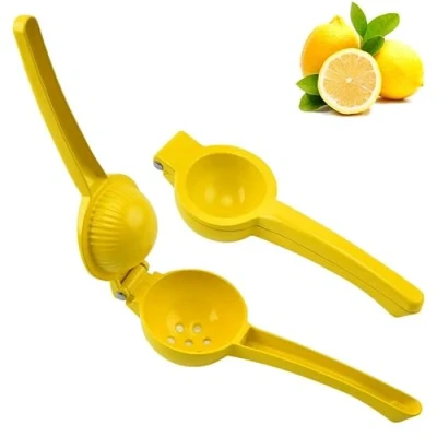 Imagen de Exprimidor de Limones limas Metal Manual con Mango cítricos (Color Aleatorio)