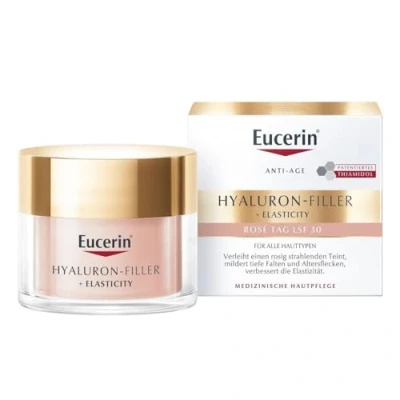 Imagen de Eucerin Hyaluron Filler + Elasticity Crema Rosè Anti Età Giorno SPF30, 50ml