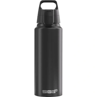 Imagen de SIGG WMB ONE Negro botella cantimplora (1.0 L), hermética sin sustancias nocivas, de aluminio ligera fabricada en Suiza