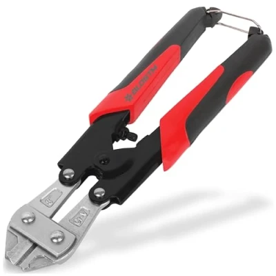 Imagen de BLOSTM Mini cortadores de pernos 8 pulgadas, alambre resistentes tratados térmicamente para una máxima durabilidad, cortador cadena con mango goma ergonómico,