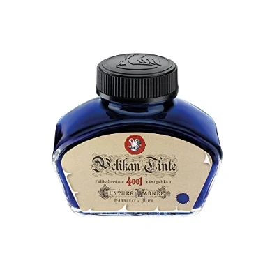 Imagen de Pelikan Tinta 4001 de cristal (62,5 ml, 1 vaso), color azul