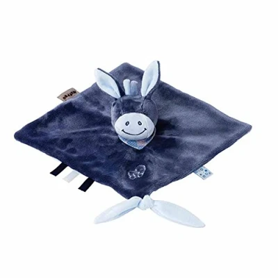 Imagen de Nattou Doudou burro Alex con inserto para el chupete, 27 x cm, y Bibou, Azul