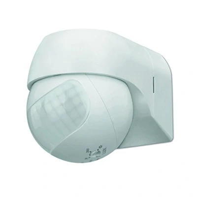Imagen de sonero IMS080 Detector movimiento infrarrojo, IP44, 180/12m, 1 pz, blanco