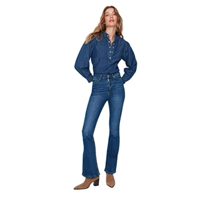 Imagen de Trendyol Jeans Acampanados, Azul, 42 para Mujer